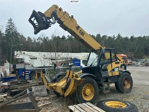 chariot télescopique Caterpillar TH580H Telescopic loader with crane arm